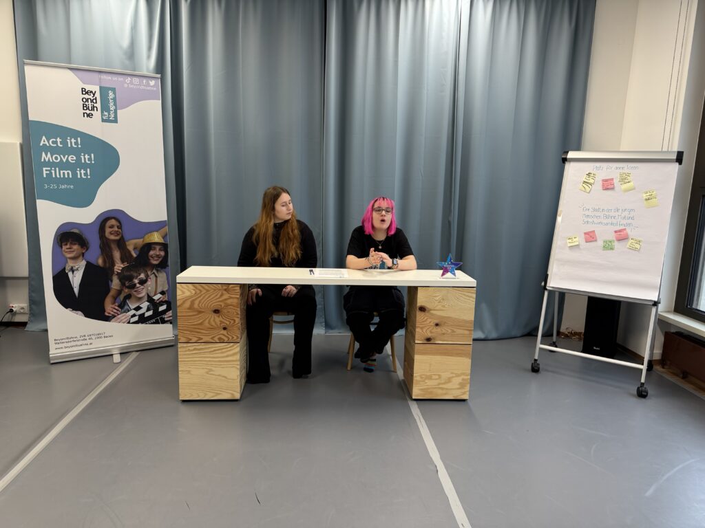 Foto von der Abschlusspräsentation des Projekt "Kultur(t)räume"